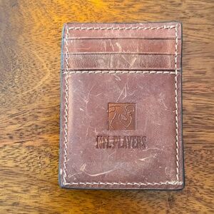 Fossil Leather Money Clip Wallet